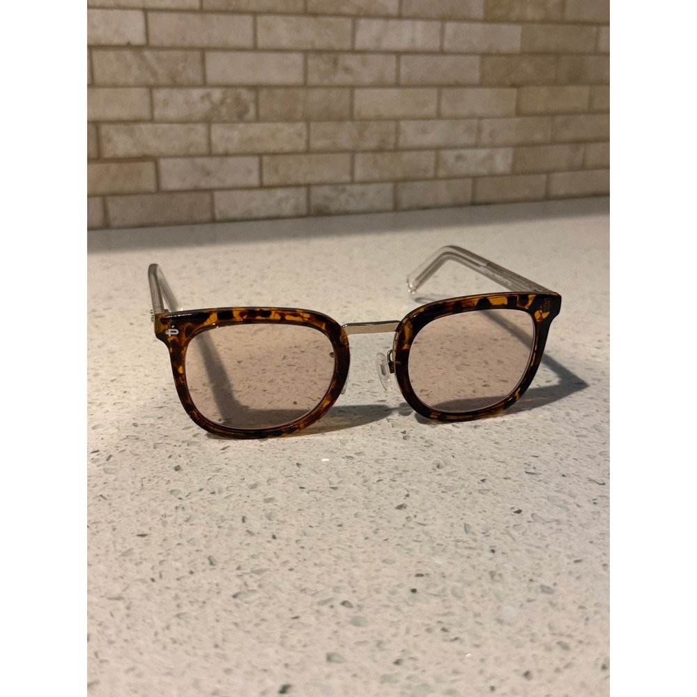 Prive Revaux The Alchemist Sunglasses Tortoise Shell Frame Clear Arms glasses